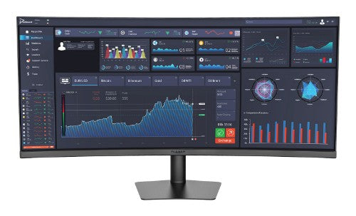 Planar Systems PZN3815Q computer monitor 37.5" 3840 x 1600 pixels UltraWide Quad HD+ LCD Black