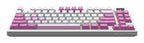 MSI FORGE GK600 TKL WIRELESS VIOLET keyboard Gaming USB + Bluetooth QWERTY Spanish Pink, Violet, White