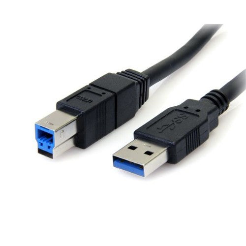 StarTech.com USB3SAB6BK USB cable USB 3.2 Gen 1 (3.1 Gen 1) 70.9" (1.8 m) USB A USB B 5 Gbit/s Black