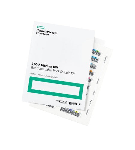 HPE LTO-7 Ultrium RW Bar Code Label Pack