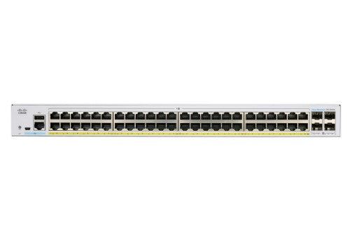 Cisco CBS350-48FP-4G-UK network switch Managed L2/L3 Gigabit Ethernet (10/100/1000) Power over Ethernet (PoE) Silver