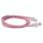 AddOn Networks ADD-15FSLCAT6A-PK networking cable Pink 181.1" (4.6 m) Cat6a U/UTP (UTP)