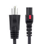 StarTech.com 10FT-LC10A-POWERCORD power cable Black 122" (3.1 m) NEMA 5-15P C13 coupler