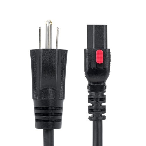 StarTech.com 10FT-LC10A-POWERCORD power cable Black 122" (3.1 m) NEMA 5-15P C13 coupler