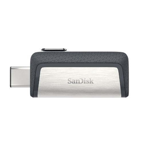 SanDisk Drive USB Ganda Ultra Tipe-C 256 GB USB flash drive USB Type-A / USB Type-C 3.2 Gen 1 (3.1 Gen 1) Gray, Silver