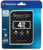 Verbatim Store 'n' Go external hard drive 4 TB Black