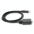 AddOn Networks DISPLAYPORT2VGA2M video cable adapter 78.7" (2 m) DisplayPort VGA (D-Sub) Black
