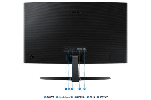 Samsung S27D368GAN 27in 1920x1080 Curved LED Monitor - HDMI - VGA
