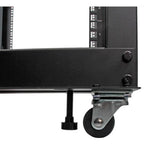 StarTech.com 4POSTRACK8U rack cabinet 8U Freestanding rack Black
