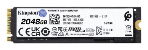 Kingston Technology 2048G KC3000 M.2 2280 NVMe SSD, Bulk