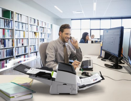 Fujitsu FI-7600 ADF scanner 600 x 600 DPI A3 Black, White