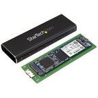 StarTech.com SM2NGFFMBU33 storage drive enclosure SSD enclosure Black M.2