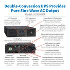Tripp Lite SU5000RT uninterruptible power supply (UPS) Double-conversion (Online) 5 kVA 4500 W 4 AC outlet(s)