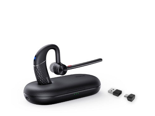 Yealink BH71 Pro USB-C/A Headset Wireless Ear-hook Office/Call center USB Type-C Bluetooth Black