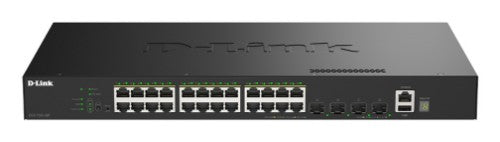 D-Link DGS-1530-28P/E network switch Managed L2 Gigabit Ethernet (10/100/1000) Power over Ethernet (PoE) Black