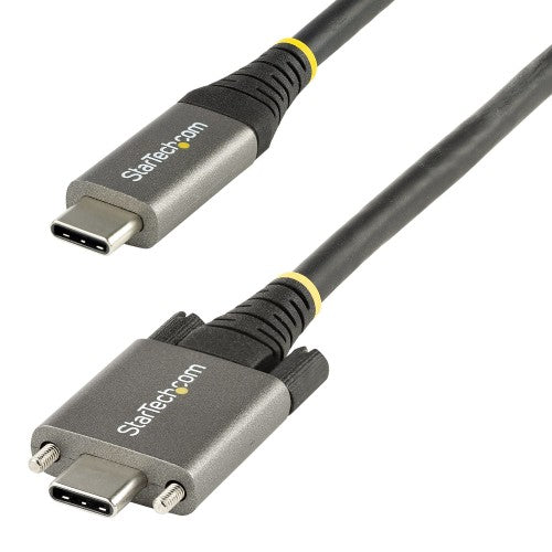 StarTech.com USB31CCSLKV50CM USB cable USB 3.2 Gen 2 (3.1 Gen 2) 19.7" (0.5 m) USB C Gray, Black