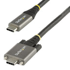 StarTech.com USB31CCSLKV50CM USB cable USB 3.2 Gen 2 (3.1 Gen 2) 19.7" (0.5 m) USB C Gray, Black