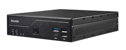 Shuttle DH610 PC/workstation barebone 1.3L sized PC Black LGA 1700