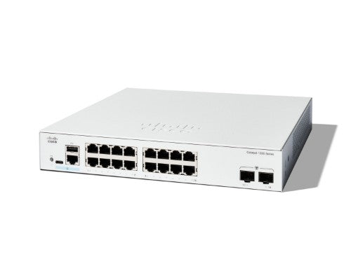 Cisco C1300-16T-2G network switch Managed L2/L3 Gigabit Ethernet (10/100/1000) White