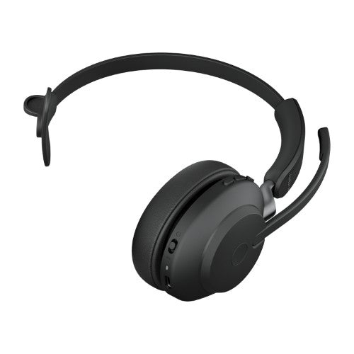 Jabra Evolve2 65 Headset Wireless Head-band Office/Call center USB Type-A Bluetooth Charging stand Black