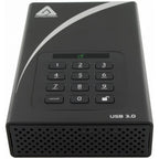 Apricorn Aegis Padlock DT external hard drive 16 TB Black