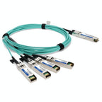 AddOn Networks 10322-AOC7M-AO InfiniBand/fibre optic cable 275.6" (7 m) QSFP+ 4x SFP+ AOC Aqua color