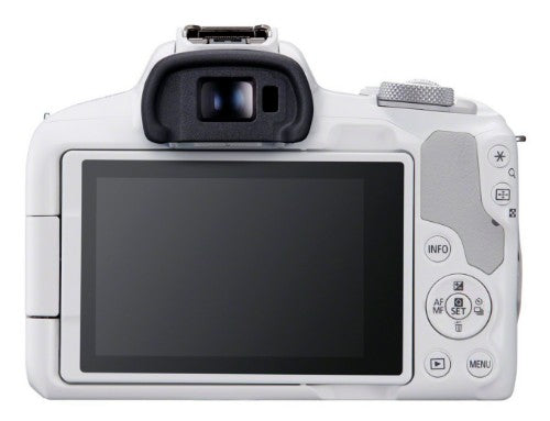 Canon EOS R50 Mirrorless Camera with 18-45mm Lens MILC 24.2 MP CMOS 6000 x 4000 pixels White