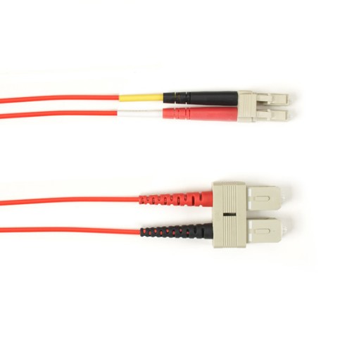 Black Box 1m, SC/LC InfiniBand/fibre optic cable 39.4" (1 m) OFNR Red