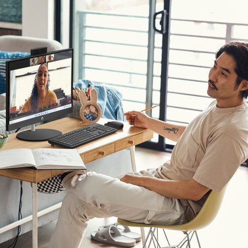 HP 23.8 inch All-in-One 24-cr0430 PC Intel® Core™ i3 i3-N300 23.8" 1920 x 1080 pixels 8 GB DDR4-SDRAM Black