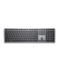 DELL KB700 keyboard Office RF Wireless + Bluetooth English Gray