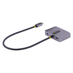 StarTech.com 122-USBC-HDMI-4K-VGA USB graphics adapter 3840 x 2160 pixels Gray