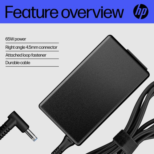 HP 65W 4.5mm Smart Adapter