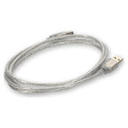 AddOn Networks USBEXTAB6CLR USB cable USB 2.0 72" (1.83 m) USB A USB B Transparent