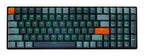 Adesso EasyTouch 1200 keyboard Home/Office USB + RF Wireless + Bluetooth QWERTY US English Black, Gray