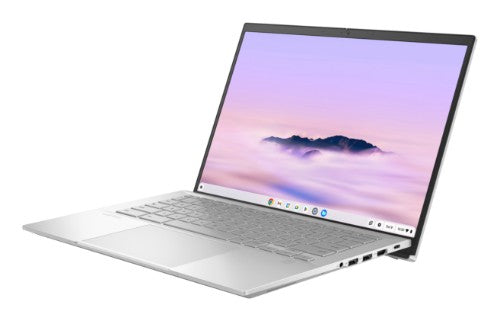 ASUS Chromebook Plus CX54 CX5403CMA-DB722-T Intel Core Ultra 7 155U 14" Touchscreen WQXGA 32 GB LPDDR5x-SDRAM 512 GB SSD Wi-Fi 6E (802.11ax) ChromeOS Silver