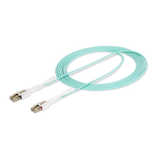 StarTech.com 450FBLCLC3PP InfiniBand/fibre optic cable 118.1" (3 m) LC LOMM Aqua color
