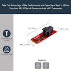 StarTech.com M2E4SFF8643 interface cards/adapter Internal U.2