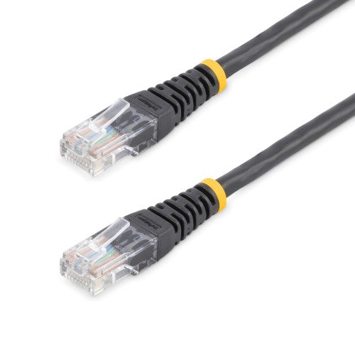 StarTech.com 25 ft Black Molded Category 5e (350 MHz) UTP Patch Cable networking cable 300" (7.62 m)