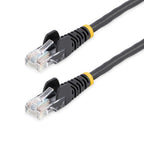StarTech.com 15 ft Black Snagless Category 5e (350 MHz) UTP Patch Cable networking cable 179.9" (4.57 m)