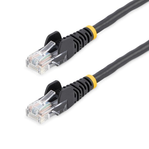 StarTech.com 15 ft Black Snagless Category 5e (350 MHz) UTP Patch Cable networking cable 179.9" (4.57 m)