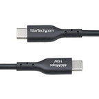 StarTech.com USB2AC1FTBK USB cable USB 2.0 11.8" (0.3 m) USB A USB C Black