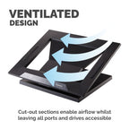 Fellowes Designer Suites Laptop stand Black 17"
