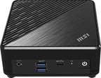 MSI CUBI N ADL S-055BUS PC/workstation barebone 0.69L sized PC Black N100