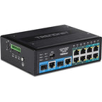 Trendnet TI-BG104 network switch Unmanaged Gigabit Ethernet (10/100/1000) Power over Ethernet (PoE) Black