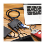 Tripp Lite U360-004-R-INT interface hub USB 3.2 Gen 1 (3.1 Gen 1) Type-B 5000 Mbit/s Black