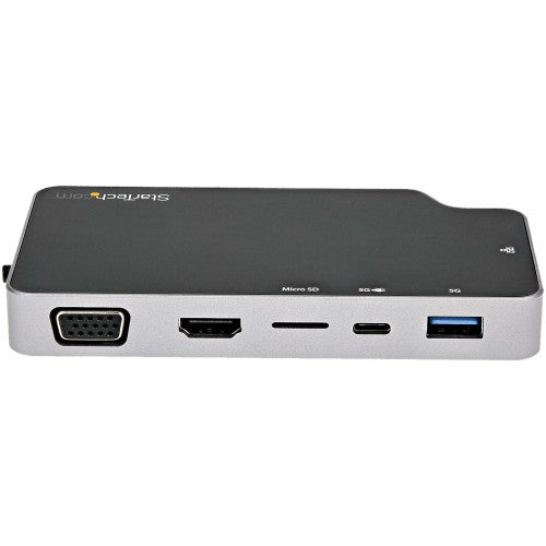StarTech.com CDP2HVGUASPD laptop dock/port replicator Wired USB 3.2 Gen 2 (3.1 Gen 2) Type-C Black, Gray