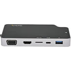 StarTech.com CDP2HVGUASPD laptop dock/port replicator Wired USB 3.2 Gen 2 (3.1 Gen 2) Type-C Black, Gray
