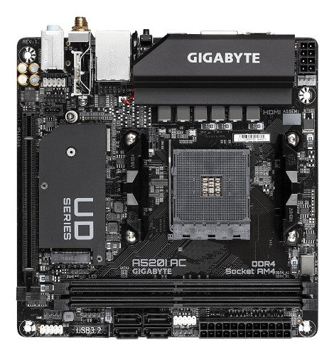 GIGABYTE A520I AC motherboard AMD A520 Socket AM4 mini ITX
