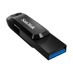 SanDisk Ultra Dual Drive Go USB flash drive 128 GB USB Type-A / USB Type-C 3.2 Gen 1 (3.1 Gen 1) Black