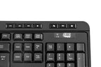 Adesso WKB-1320CB keyboard Mouse included Home RF Wireless QWERTY Black